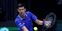 Novak Djokovic em partida da Copa Davis
26/11/2021
REUTERS/Leonhard Foeger  Foto: Reuters