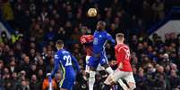 Chelsea e Manchester United empataram por 1 a 1, no Stamford Bridge (Foto: BEN STANSALL / AFP)  Foto: Lance!