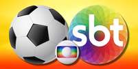 A Globo ficou pequena no Ibope diante da vitória espetacular do SBT na Libertadores  Foto: Fotomontagem: Blog Sala de TV