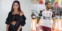 Anitta e Arrascaeta se aproximaram após a final da Libertadores (Foto: Montagem LANCE!)  Foto: Lance!