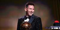Messi conquistou sua sétima Bola de Ouro (FRANCK FIFE / AFP)  Foto: Lance!