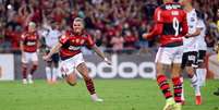 Matheuzinho marcou o gol da vitória do Flamengo sobre o Ceará pelo Brasileirão 2021 (Foto: Marcelo Cortes / Flamengo)  Foto: Lance!