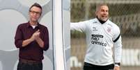 Classificação direta para a Fase de Grupos da Libertadores 2022 não foi o suficiente para Neto minimizar críticas a Sylvinho (Montagem Lance!
Fotos: Reprodução / Band; Rodrigo Coca/ Ag. Corinthians)  Foto: Lance!