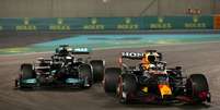 Verstappen e Hamilton: batalha épica  Foto: F1 / Twitter