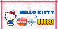 Hello Kitty em Habbo e Woozworld  Foto: Azerion / Divulgação