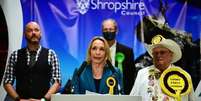 Helen Morgan derrotou pela primeira vez em 200 anos um candidato conservador em North Shropshire  Foto: AFP / Ansa - Brasil