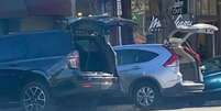 Em São Francisco, motoristas optam por deixarem porta malas abertos  Foto: ABC News / Reprodução 