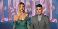 Ferragni e Fedez durante um evento em Milão  Foto: ANSA / Ansa - Brasil