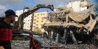 Esforços para reconstruir Gaza estão progredindo lentamente  Foto: Getty Images / BBC News Brasil