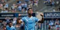 Taty marcou gol na goleada por 5 a 0 do New York City FC na MLS no último fim de semana (Foto: Divulgação/NYCFC)  Foto: Lance!