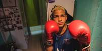 Boxeador Kelvy Alecrim  Foto: Daniel Arroyo / Ponte Jornalismo