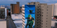 Grafite de Halo Infinite em Santo André (SP)  Foto: Microsoft / Divulgação