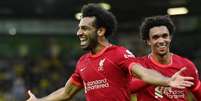 Salah tem contrato com o Liverpool até 2023 (Foto: JUSTIN TALLIS / AFP)  Foto: Lance!