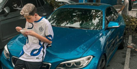 Aos 15 anos, Loud Thruzin compra BMW de R$ 600 mil  Foto: Reprodução/Instagram