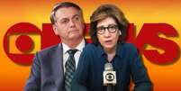 Bolsonaro se irritou com banimento sugerido por Miriam  Foto: Fotomontagem: Blog Sala de TV