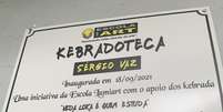 Kebradoteca ganhou o nome de Sérgio Vaz  Foto: Ana Beatriz Felicio/Agência Mural