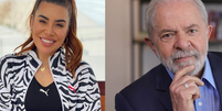 Naiara Azevendo debochou do ex-presidente Lula em v&iacute;deo  Foto: Reprodu&ccedil;&atilde;o Redes Socias | Foto Lula: Ricardo Stuckert