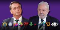 Os pré-candidatos Bolsonaro e Lula, à frente nas pesquisas  Foto: Fotomontagem: Blog Sala de TV