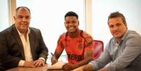 Matheus França tem contrato com o Flamengo até 2027 (Foto: Gabriel Nuffer/CRF)  Foto: Lance!