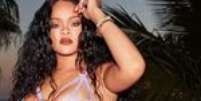Rihanna posa de sutiã  Foto: Instagram