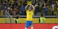 Antony com a camisa da Sele&ccedil;&atilde;o Brasileira  Foto: Lucas Figueiredo / CBF