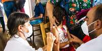 Vacinação de crianças de 5 a 11 anos contra covid-19  Foto: Rafael Dalbosco / Futura Press