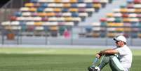 Técnico Abel Ferreira durante treino do Palmeiras em Abu Dhabi (Foto: Fabio Menotti/Palmeiras)  Foto: Lance!