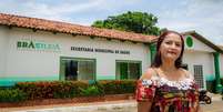 A líder comunitária Joana dos Anjos em Brasileia, no Acre; praticamente 20 anos de atuação pública  Foto: Raylanderson Frota