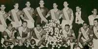 Elenco palmeirense campeão do mundo em 1951 (Foto: Divulgação/Palmeiras)  Foto: Lance!