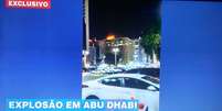 Brasileiros relatam barulho de explosão em Abu Dhabi   Foto: Reprodução/Band TV