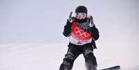 Chloe Kim conquistou o ouro (Foto: BEN STANSALL / AFP)  Foto: Lance!