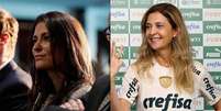 Marina Granovskaia e Leila Pereira têm papel importante no sucesso das gestões de Chelsea e Palmeiras, respectivamente  Foto: Jonh Sibley/Reuters e Fábio Menotti/Palmeiras