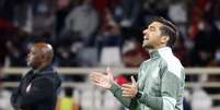 Abel Ferreira elogiou a estrutura do Palmeiras  Foto: Suhaib Salem / Reuters