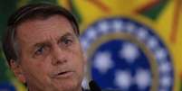 Em evento empresarial, Bolsonaro ataca ministros do STF  Foto: EPA / Ansa - Brasil