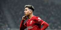 Roberto Firmino tem oito gols pelo Liverpool na temporada: três na Champions (Foto: FILIPPO MONTEFORTE / AFP)  Foto: Lance!