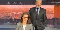 Globo tenta poupar Renata e Bonner de riscos  Foto: Facebook