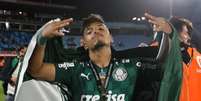 Gabriel Menino se pronunciou pela primeira vez desde a final do Mundial (Foto: Cesar Greco/Palmeiras)  Foto: Lance!