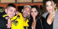 Neymar e Bruna jantaram com companheiro do camisa 10  Foto: Reprodução/Instagram