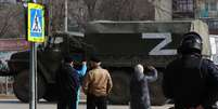Popula&ccedil;&atilde;o ucraniana est&aacute; apreensiva com o ataque russo  Foto: Reuters