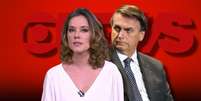 Natuza não economiza argumentos contra Bolsonaro  Foto: Fotomontagem: Blog Sala de TV