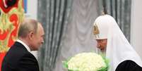 Cirilo e Putin se aproximaram muito nos últimos anos  Foto: EPA / Ansa - Brasil