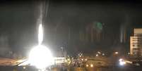 Incêndio na usina nuclear de Zaporizhzhia  Foto: Zaporizhzhya NPP via YouTube/via REUTERS