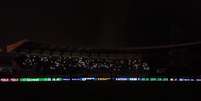 Queda de energia na Arena da Fonte Luminosa cancelou jogo do Santos (FOTO: Raul Ramos/Ag. Paulistão)  Foto: Lance!