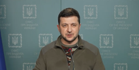 O presidente ucraniano Volodymyr Zelensky   Foto: Reprodução/Facebook