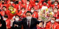 Conservador vence elei&ccedil;&atilde;o presidencial na Coreia do Sul  Foto: Lee-Jin Man