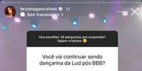 Brunna Gonçalves fala sobre deixar o elenco de dançarinas de Ludmilla.  Foto: Instagram/@brunnagoncalves / Estadão