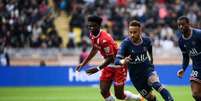 Neymar teve outra atuação discreta pelo PSG neste domingo (CLEMENT MAHOUDEAU / AFP)  Foto: Lance!