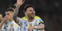Lionel Messi é o maior artilheiro da história da seleção argentina, com 81 gols (Foto: JUAN MABROMATA / AFP)  Foto: Lance!
