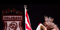 Camila Prins, rainha de bateria trans da Colorado do Brás  Foto: Divulgação