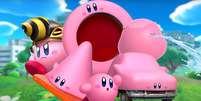 Modo Mouthful &eacute; uma das novas e divertidas mec&acirc;nica de Kirby  Foto: Divulga&ccedil;&atilde;o / Nintendo